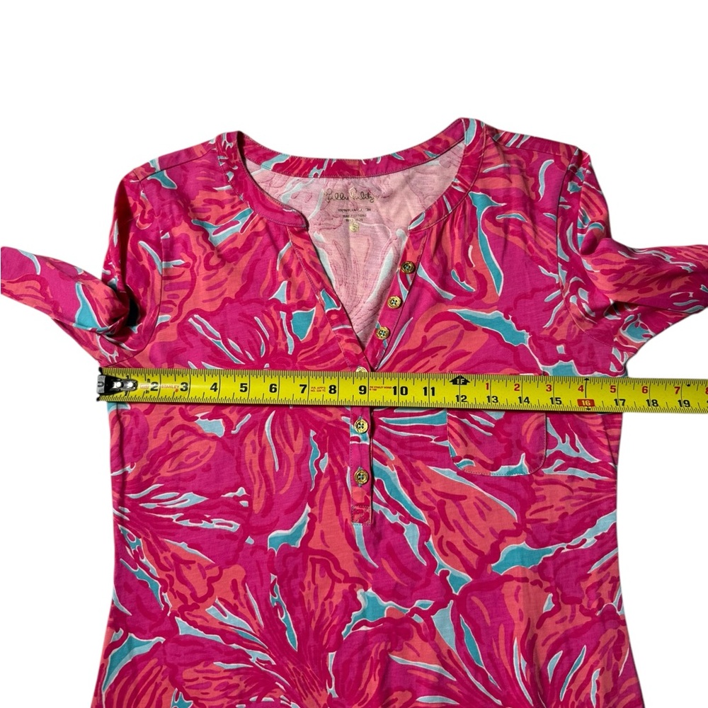 Lilly Pulitzer Alessia Mini Dress Womens size Small Flirty Sea Print Summer - Picture 3 of 10